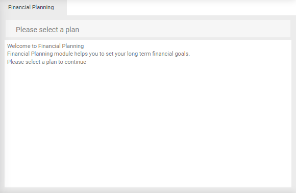 financial planning opened